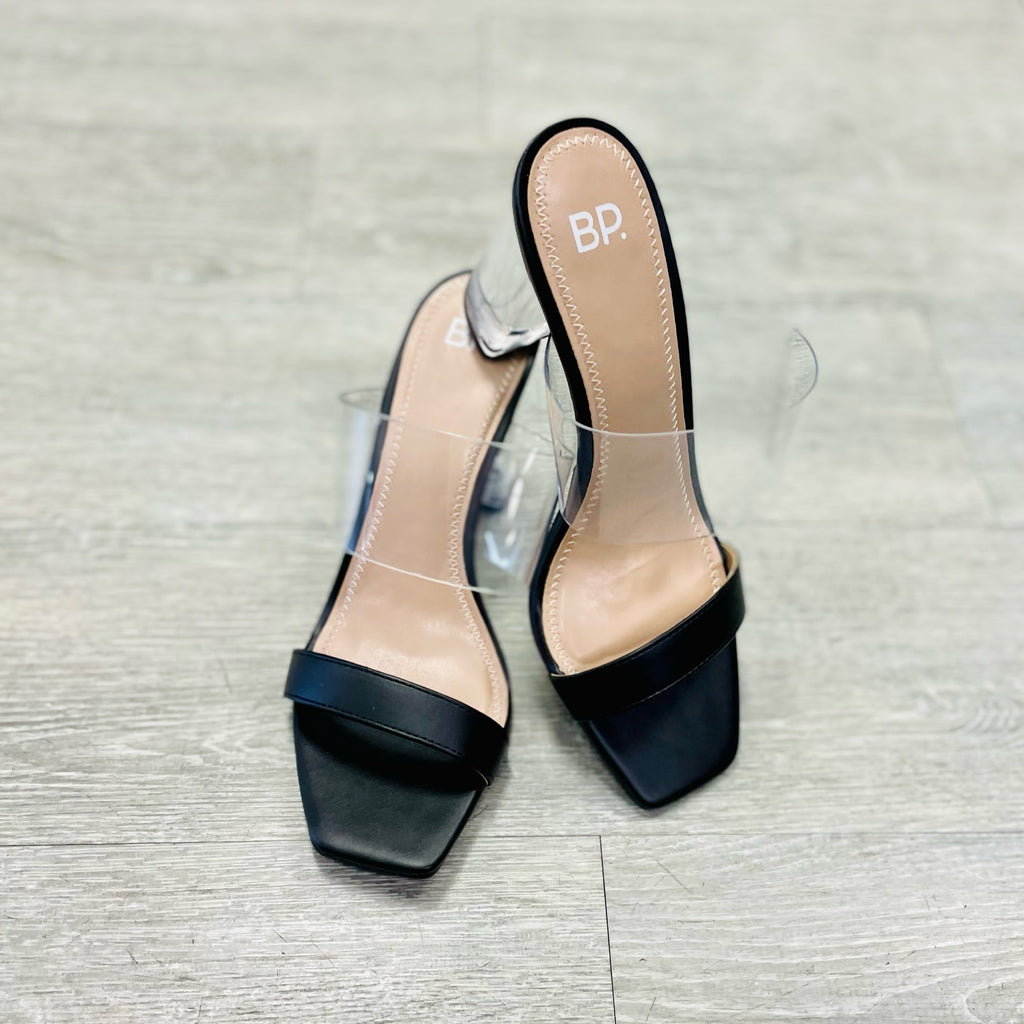 Blush on sale clear heels