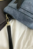Davon Denim Pocket Patch Tote Bag