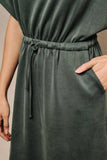 Mock Neck Dolman Mini Dress