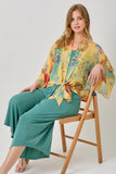 Mystree Print Mix Kimono