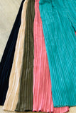 Italian Pleated Wide Legs Pants -One Size
