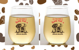 Dog Lover Shatterproof Wine Glass Set - By Breed
