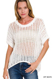 Lucy Lou Knit Crochet Sweater - Multiple Colors