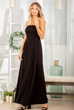 The Maddy Tube Solid Ruffled Maxi