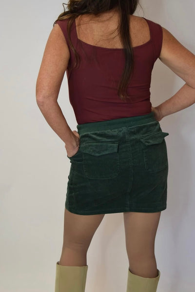 Boat Neck Sleeveless Open Back Bodysuit