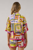 Marnie Button Up Shirt Talmar Postcard: Multi / XS