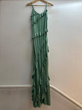 Italian Tiered Ruffled Maxi Dress