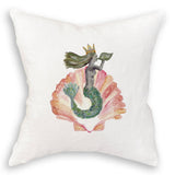Mermaid with Crown: Dishtowel