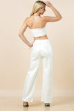 Shine Stretch Wide Denim Pants