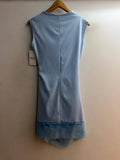 Lace Trimmed Mini Italian Dress
