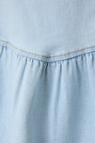 The Rebecca Strapless Fit & Flare Dress - Denim