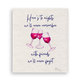 Here's to Friends We'll Never Forget: Dishtowel