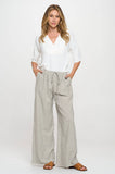 The Becky Linen Straight Leg Pants