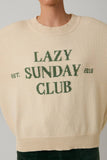 “LAZY SUNDAY CLUB” Sweater
