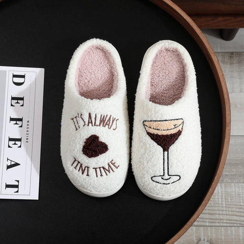 Cozy Martini Slippers