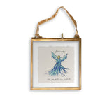 Blue Angel with Friends Are Angels: Dishtowel