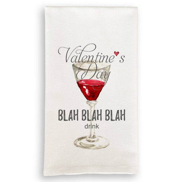 Valentines Day Blah Blah Blah: Dishtowel