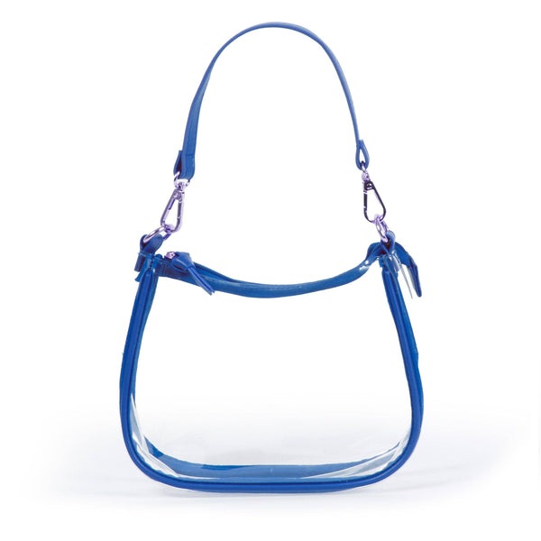 The Clara Clear Purse by Desden in Royal Blue: Default Value