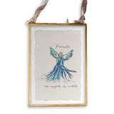 Blue Angel with Friends Are Angels: Dishtowel