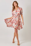 Mystree Ruffle Floral Dress