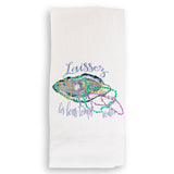 Mardi Gras Oyster: Dishtowel