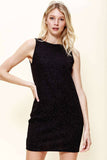 Sara Jane Metalic Sleeveless Dress
