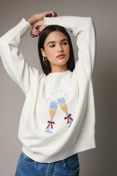 Champagne Toast Sweater