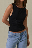 Cowl Back Detail Knit Top
