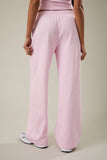 Mid-Rise Wide Leg Sweatpant- Butter