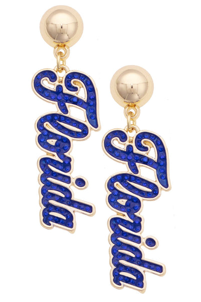 Florida Gators Pave Outline Earrings