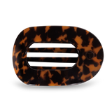 Round Flat Hair Clip | Large | Tortoise