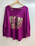 Faith Metallic Italian Sweater