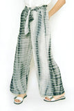 Mystree Teal Tie Dye Wide Pants