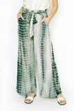 Mystree Teal Tie Dye Wide Pants