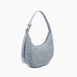 Luna Coastal Straw Shoulder Purse