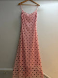 Italian Strappy Tulle Polka Dot Dress