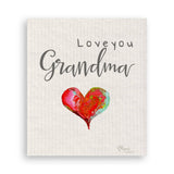 Love You Grandma: Dishtowel
