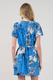 Uriella Kanes Floral Smocked Mini Dress