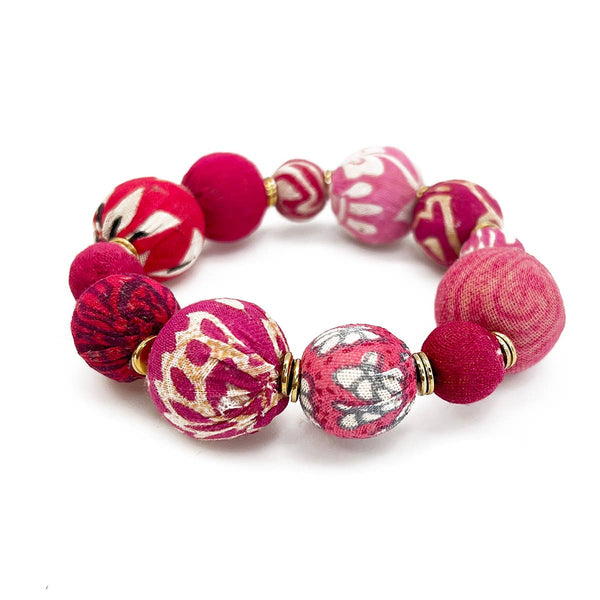 Aasha Bold Blush Stretch Bracelet