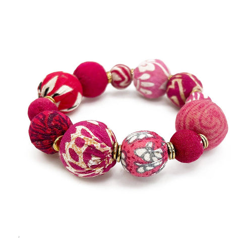Aasha Bold Blush Stretch Bracelet
