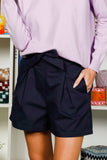 Vaca High-Rise Tie Shorts