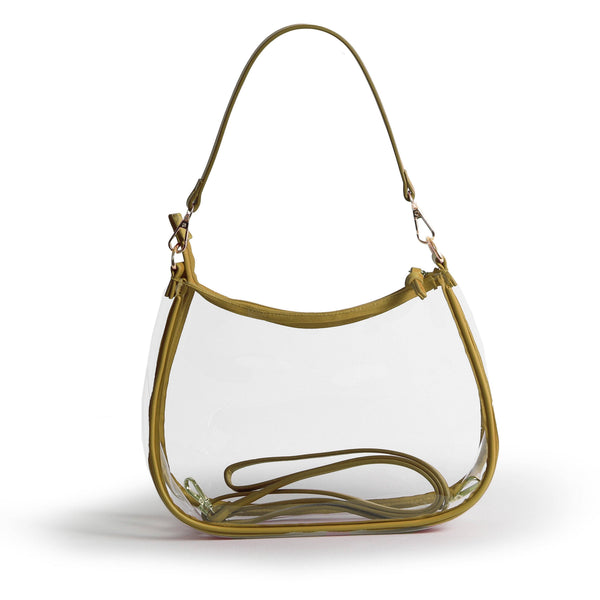 Sara Clear Purse - Metallic Gold
