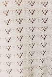 Contrast Detail Sleeveless Sweater Top- Ivory