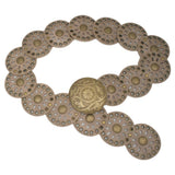 Flora Mandela Cut Out Eyelet Disc Hip Belt