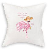 Terrible Idea Flamingo Dishtowel