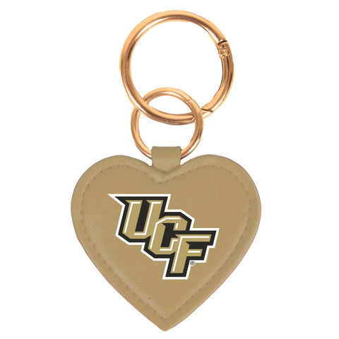 Central Florida Knights Heart Purse Charm/ Key Ring by Desden