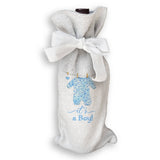 Baby Boy Clothing with “It's a Boy” Dishtowel