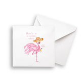 Terrible Idea Flamingo Dishtowel