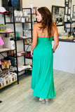 The Maddy Tube Solid Ruffled Maxi