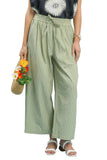 Lisa Striped Wide-leg Pants